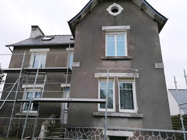 Façade à rénover à Guingamp