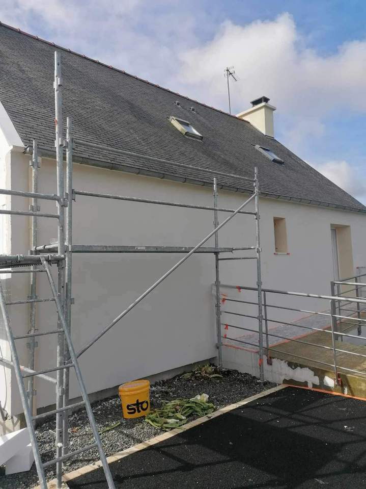 Travaux de ravalement de façade Guingamp