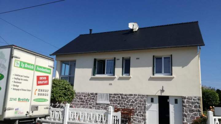 Travaux de ravalement de façade Guingamp